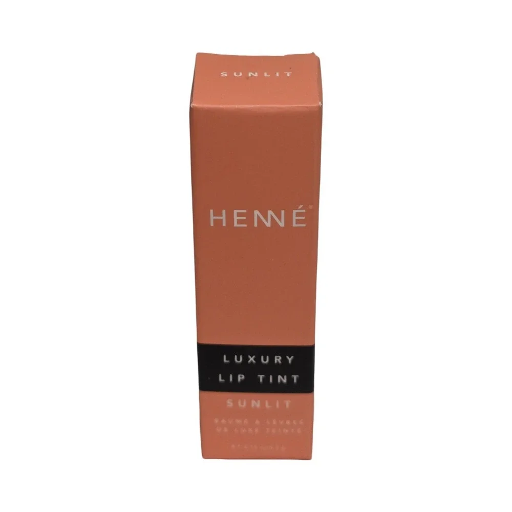 Henne Organics Luxury Lip Tint Sunlit 0.15oz Sheer Moisturizing Lip Balm NIB